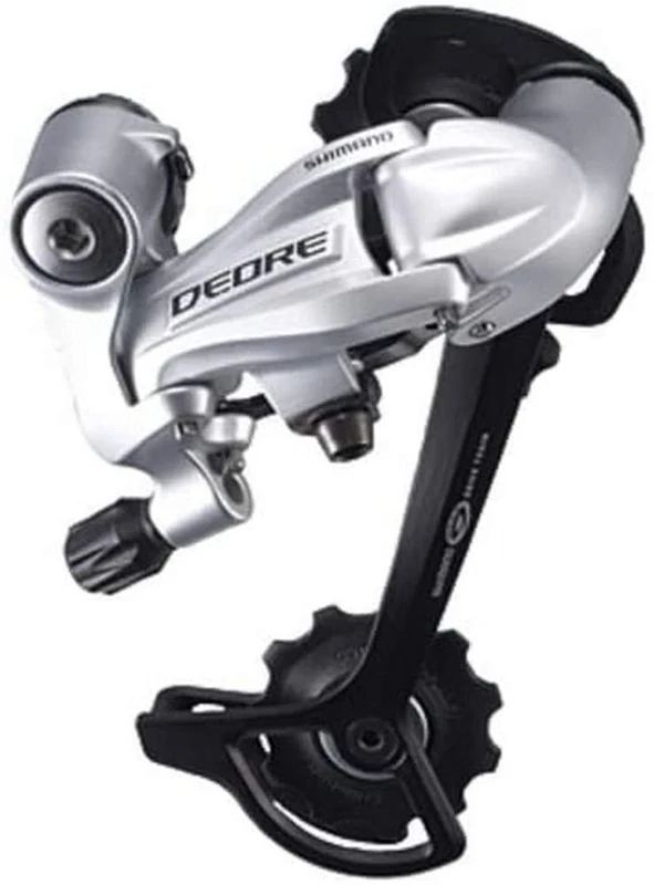 SHIMANO,2091127200 Deore RD-M591 Top Normal Rear Derailleur - Silver, Large