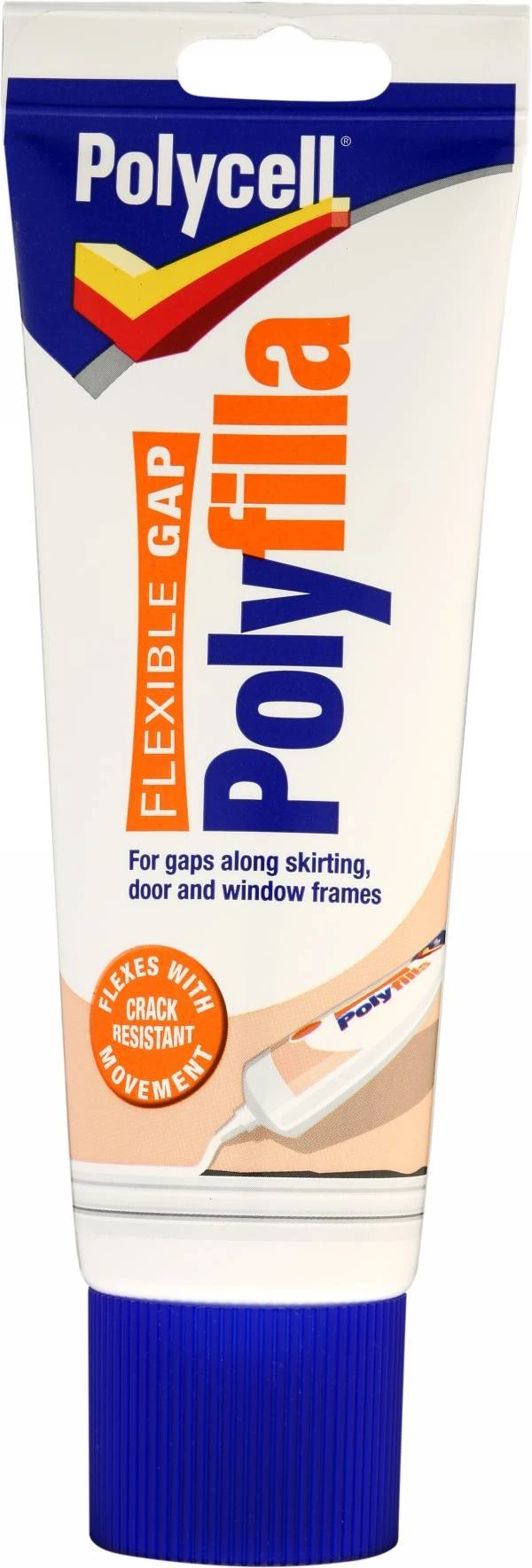 Polycell 20208 Ready Mixed Tube Flexible Gap Polyfilla, 330 g - White