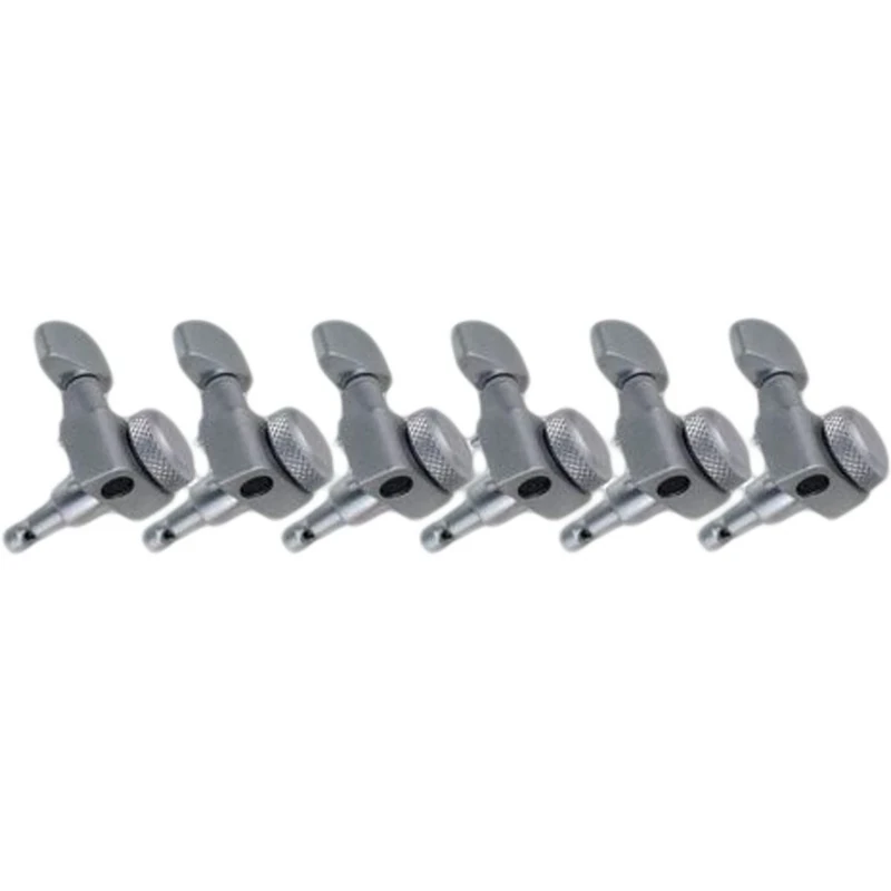 Fender 099-0818-000 Locking Stratocaster®/Telecaster® Tuning Machines, Brushed Chrome (6)