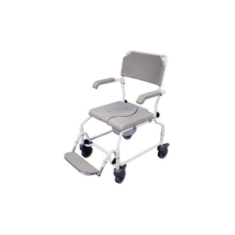 Aidapt Bewl Attendant Shower Chair with Adjustable Height (Eligible for VAT relief in the UK)