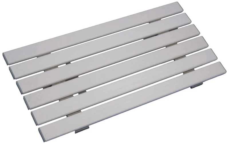 Aidapt White Width Adjustable Easy Clean Bath Board Bath Transfer Board to Fit Baths Between 560 and 650mm Bathroom Aid