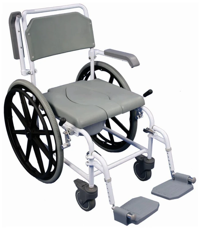 Aidapt Bewl Self Propelled Shower and Commode Chair