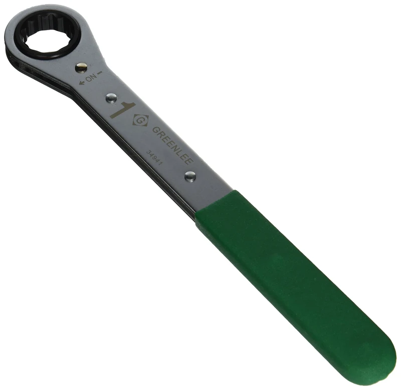 Greenlee 34941 Hex Head Ratchet Wrench, 1 in.