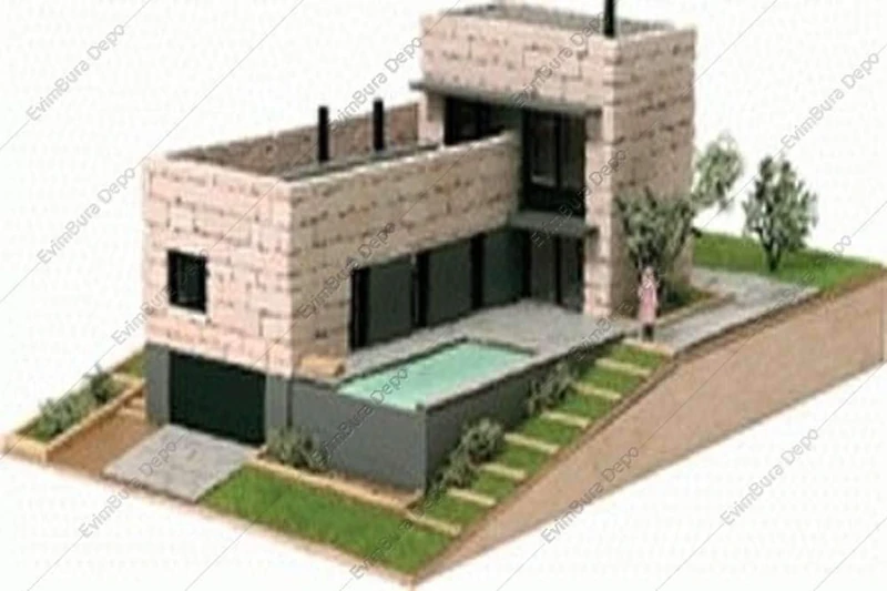 Domus Kits 40601 Vilomara Houses Model - 1:87 Scale