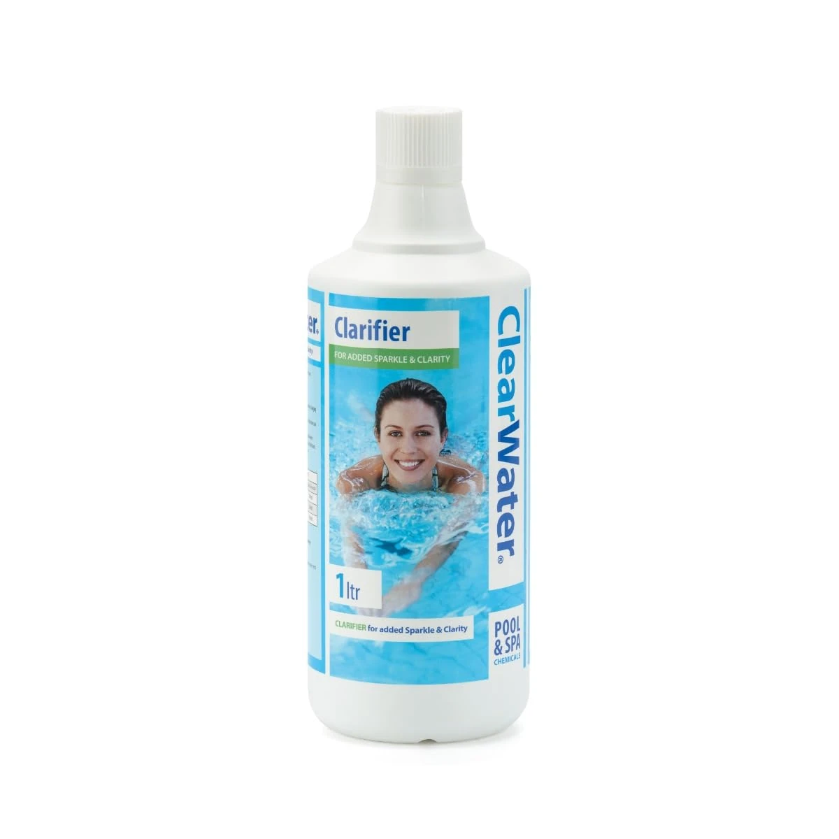 Clearwater Water Clarifier for Hot tub Spa and Swimming Water Treatment for Pristine Crystal Clear Water, 1 Litre - Bottle Cover Design May Vary