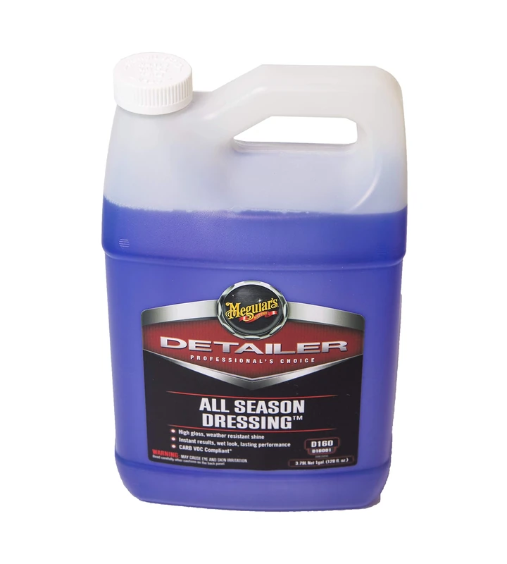 Meguiar's D16001 Detailer All Season Dressing 3.79L for all exterior rubber and plastic surfaces