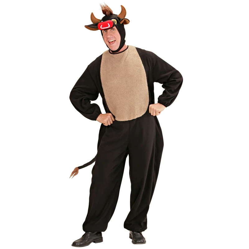 Mens Raging Bull Animal Costume Large UK 42/44" for Sports Fancy Dress