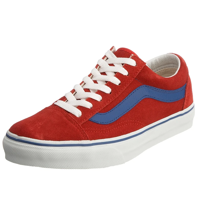 Vans Unisex Old Skool high Risk red/Classic Blue VD3H11Q 11 UK