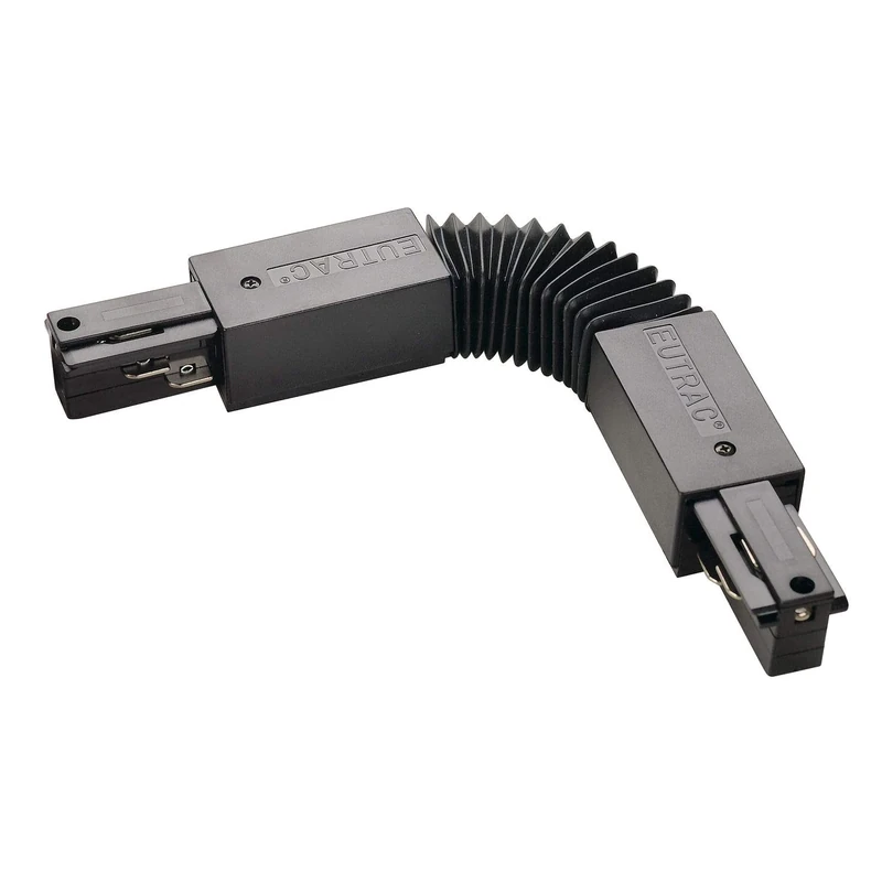 SLV Flex Connector for EUTRAC 3-Phase mounting Track/Black