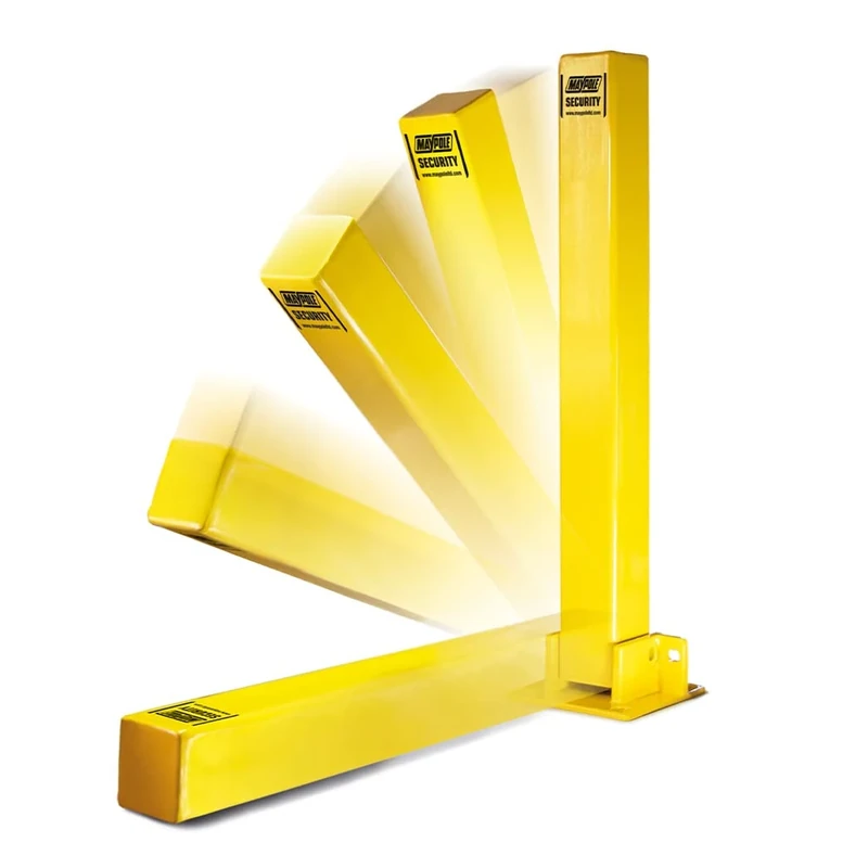 Maypole Heavy Duty Foldable Security Post Driveways, Carports, Garages Bolt Fixed Type