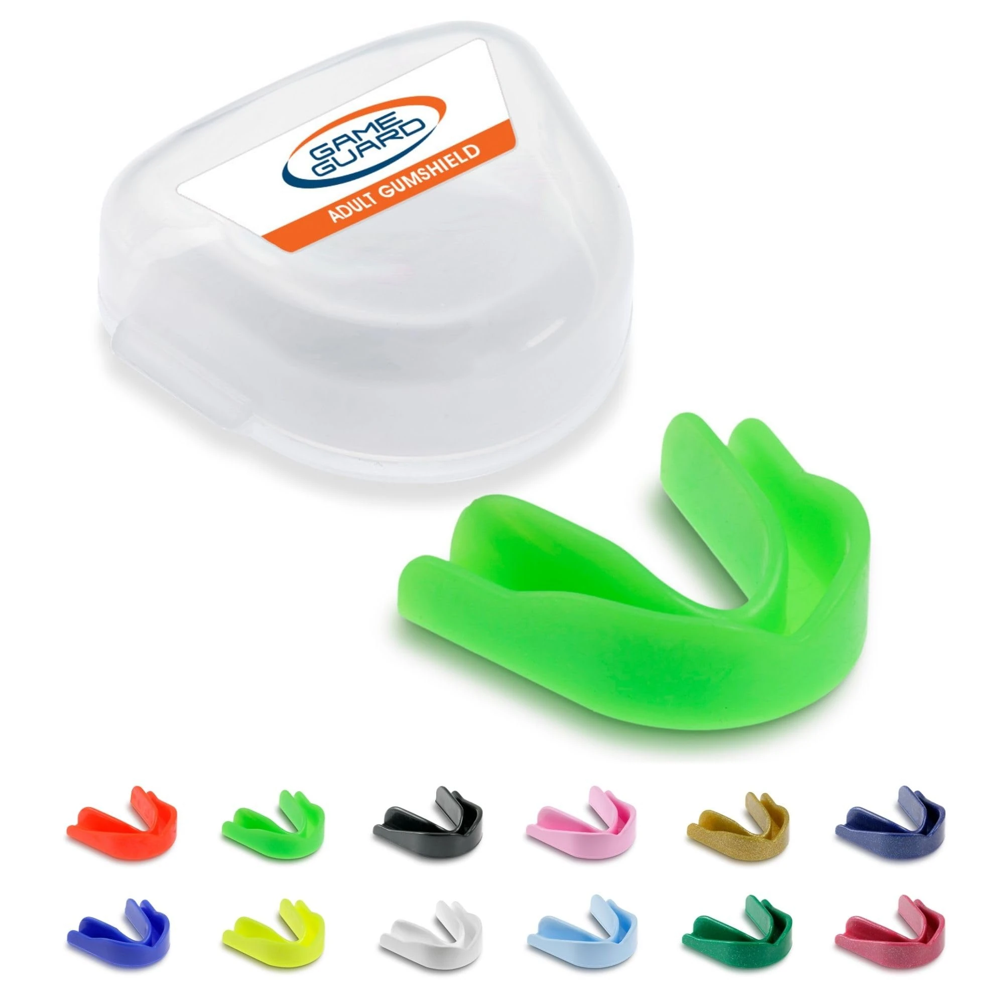 GAME GUARD Boil & Bite Mouth Guard/Gum Shield – Mouldable Mouthguard/gumshields - CE Approved, School Sports, Rugby, Hockey, Boxing, GAA, Martial Arts