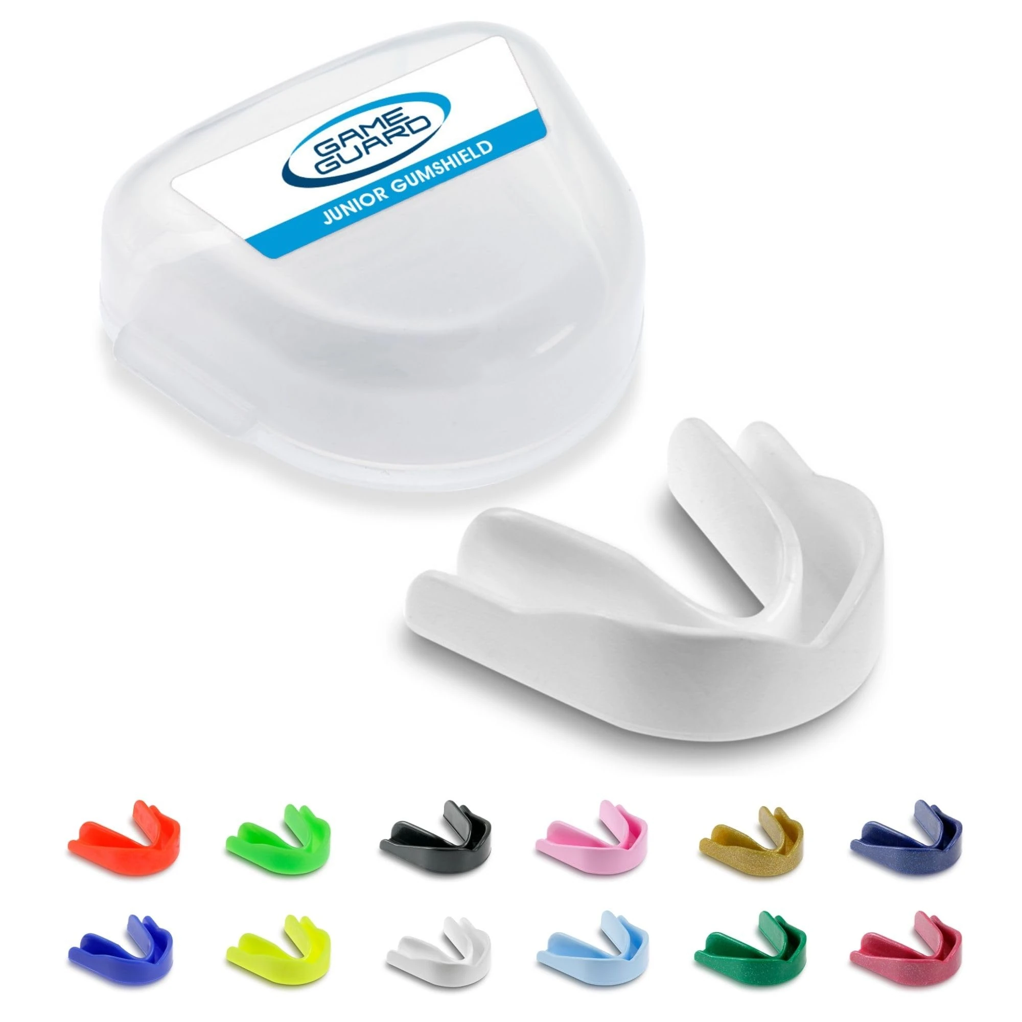 GAME GUARD Boil & Bite Mouth Guard/Gum Shield – Mouldable Mouthguard/gumshields - CE Approved, School Sports, Rugby, Hockey, Boxing, GAA, Martial Arts