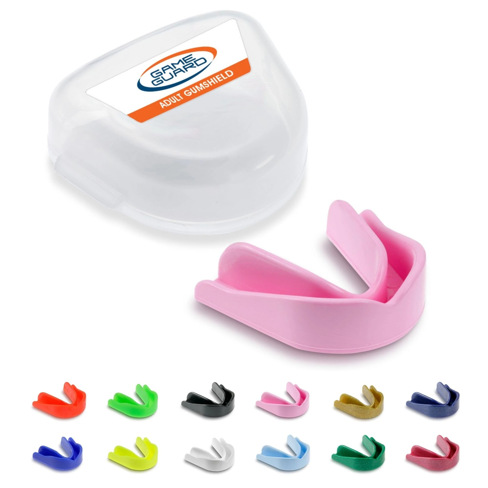 GAME GUARD Boil & Bite Mouth Guard/Gum Shield – Mouldable Mouthguard/gumshields - CE Approved, School Sports, Rugby, Hockey, Boxing, GAA, Martial Arts