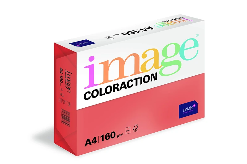 Image Coloraction Deep Red (Chile) A4 210x297mm 160gm2/210mic fsc4 250sh/RM 5rm/BX
