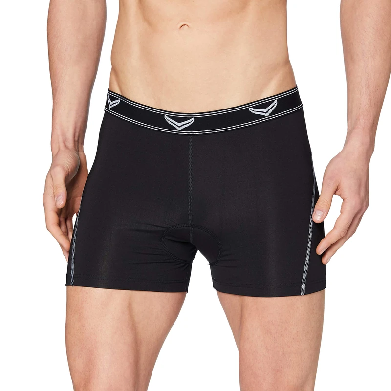 Trigema Men's Herren Rad-Unterhose Sports Underwear, Black-Schwarz (Schwarz 008), X-Large