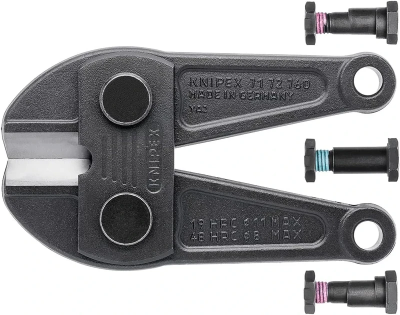 KNIPEX Spare Cutter Head for 71 72 760 Complete with Screws, 71 79 760