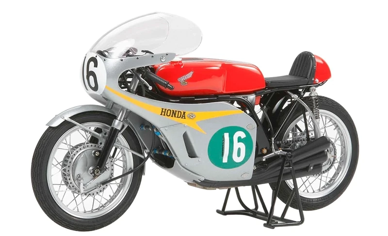 TAMIYA 14113 1:12 Honda RC166 GP Racer 1960 - Faithful Replica, Plastic Kit, Crafts, Model Kit, Assembly, Unpainted, Multi-Coloured