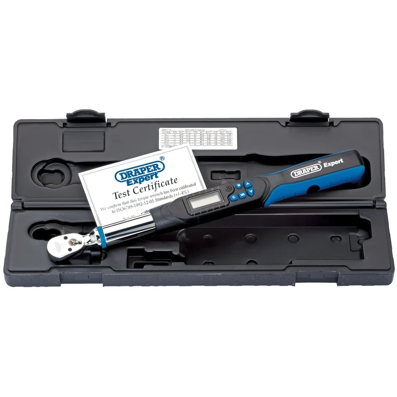 Draper Expert 77992 27-135 nm 3/8-Inch Square Drive Electronic Precision Torque Wrench
