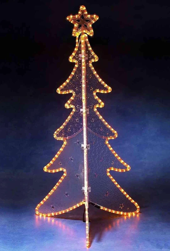 Konstsmide Outdoor Decoration 3D LEDs Acrylic Large Rope Light Tree