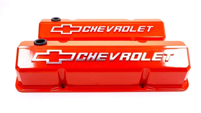 ProForm SBC Slant Edge Chevy Orange V/C Tall Rec Logo - Image 1