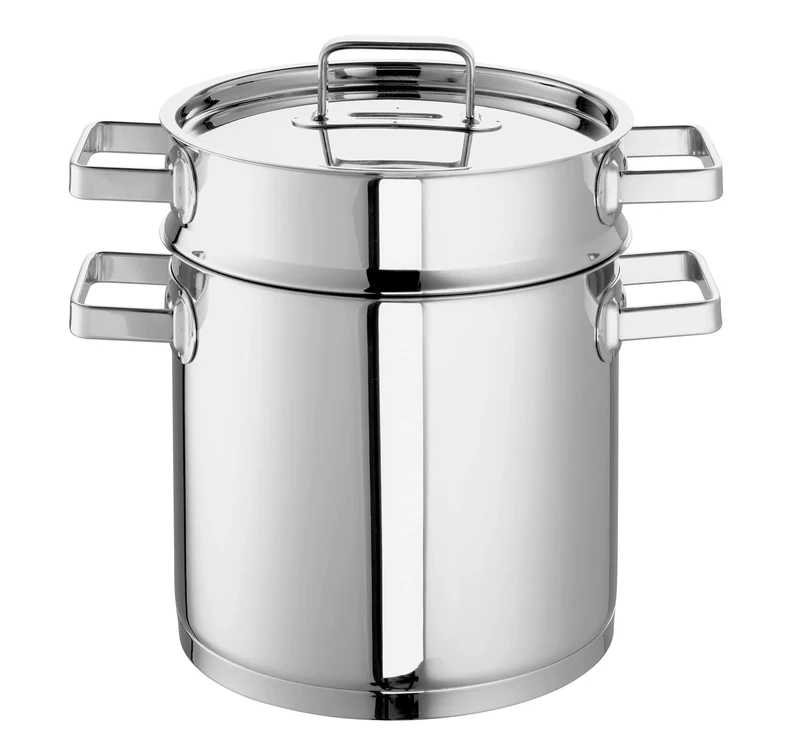 Rohe Germany, Chiara Stainless Steel Spaghetti Pot 20 cm Approx. 5 Litres Silver