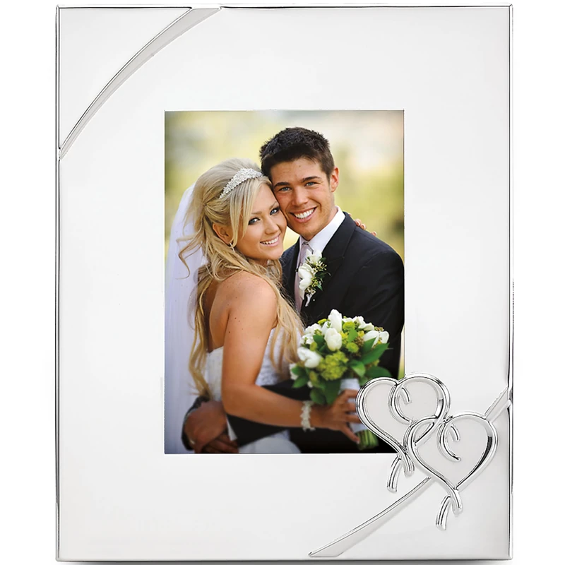Lenox 812616A True Love 5x7 Picture Frame, Metallic - Image 1