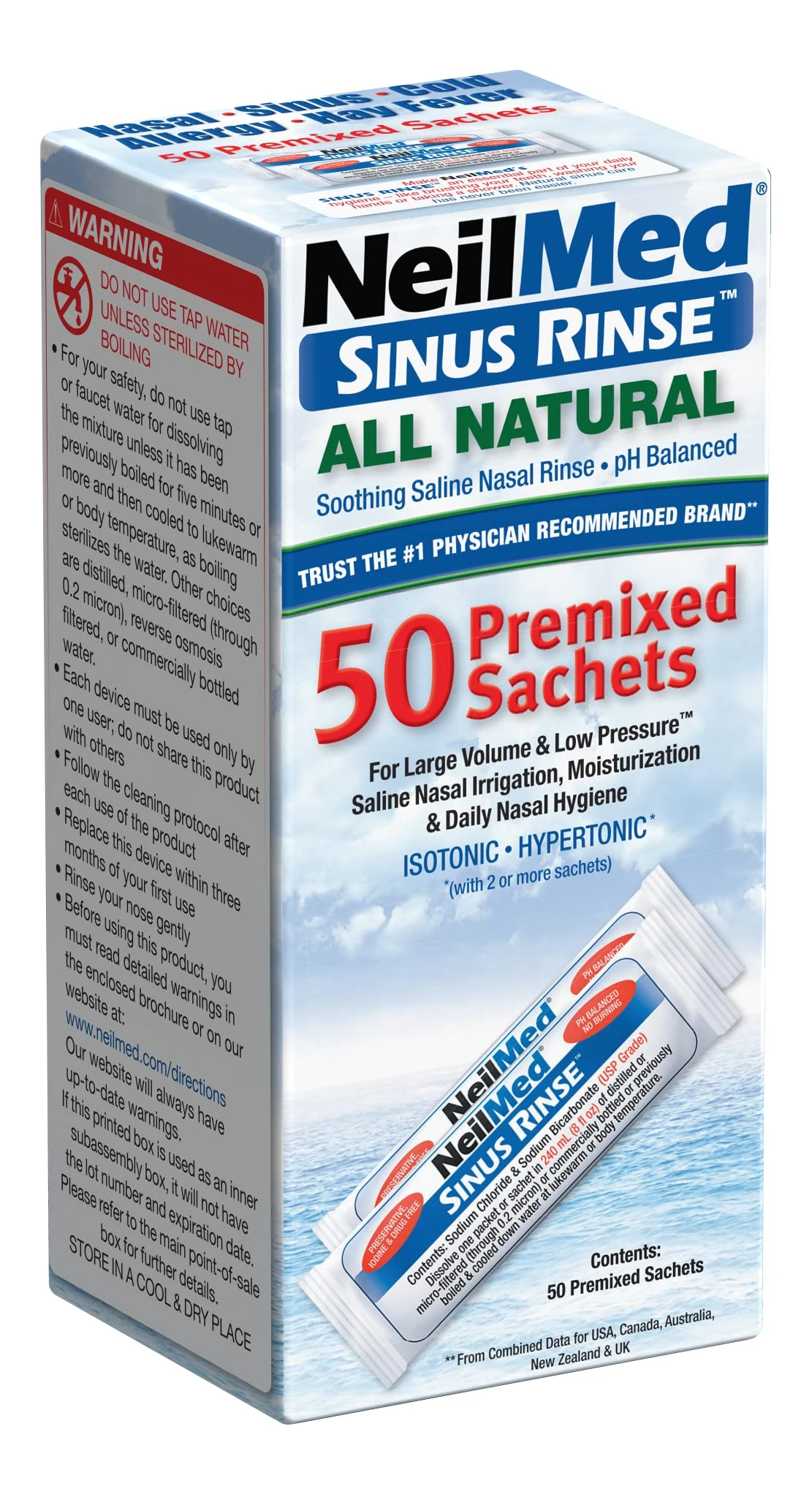 NeilMed SinusRinse 50 Refill Sachets