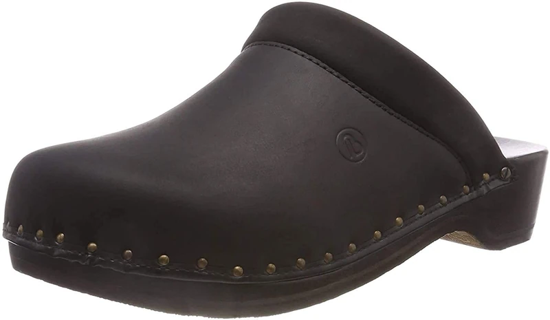 Berkemann Unisex - Adults Soft Toeffler 412 Clogs & Mules, Black, 4.5 UK (37.5 EU)