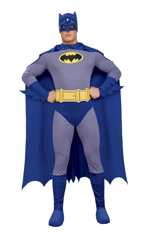 Rubie's Official Batman, Adults Costume, Blue, Grey, S