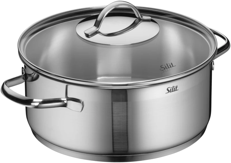 Silit Achat Pot, Silver, 24 cm, 4.1 Litre