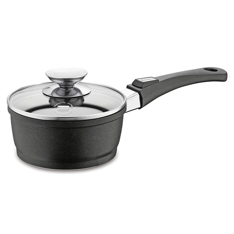 Berndes 031151 Vario Click Induction Cast-Aluminium Non-Stick Saucepan with Removable Handle 16 cm 1.25 Litres