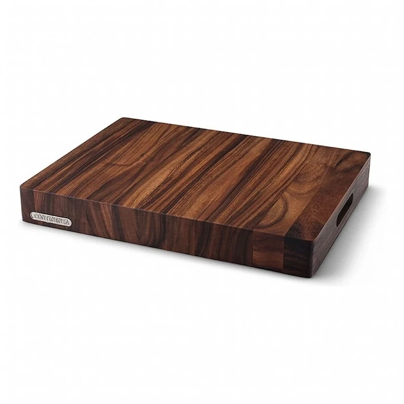Continenta Chopping Block Acacia Wood Oiled Finish, Dark Brown, One Size
