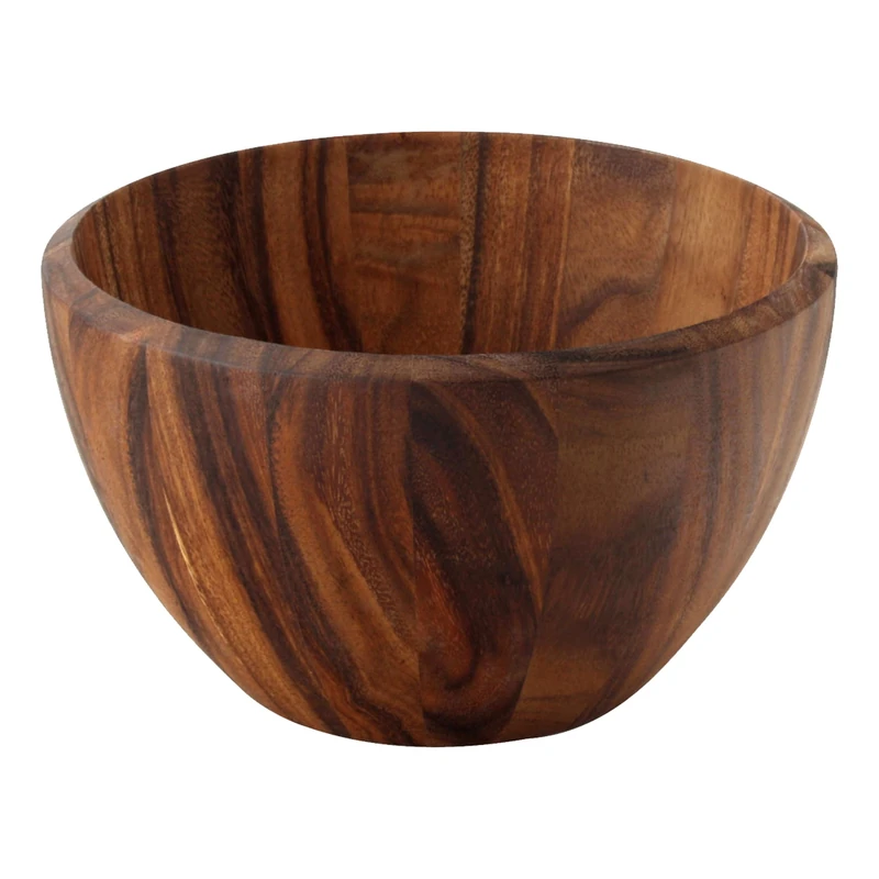 Continenta Acacia Wood Bowl - Dark Brown - One Size