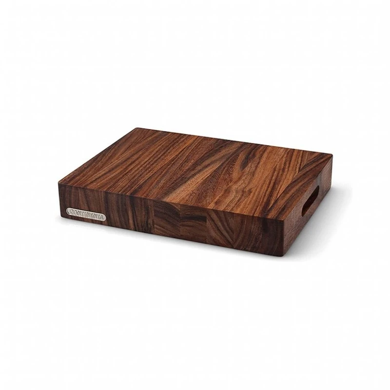 Continenta Chopping Block Acacia Wood Oiled Finish, Dark Brown, One Size