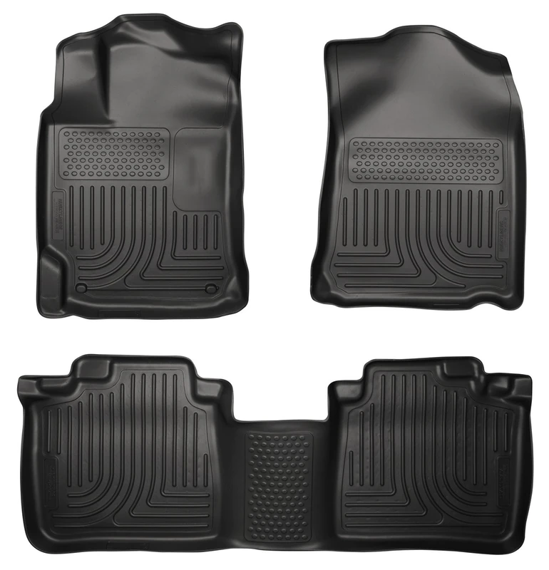 Husky Liners - 98541 Fits 2009-11 Toyota Venza Weatherbeater Car Floor Mats Front 2nd Seat Black
