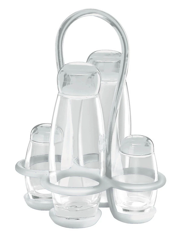 Guzzini - Gocce, Cruet Set Bolli - Transparent, 17 x 15 x h22,5 cm - 23130000 - Image 1