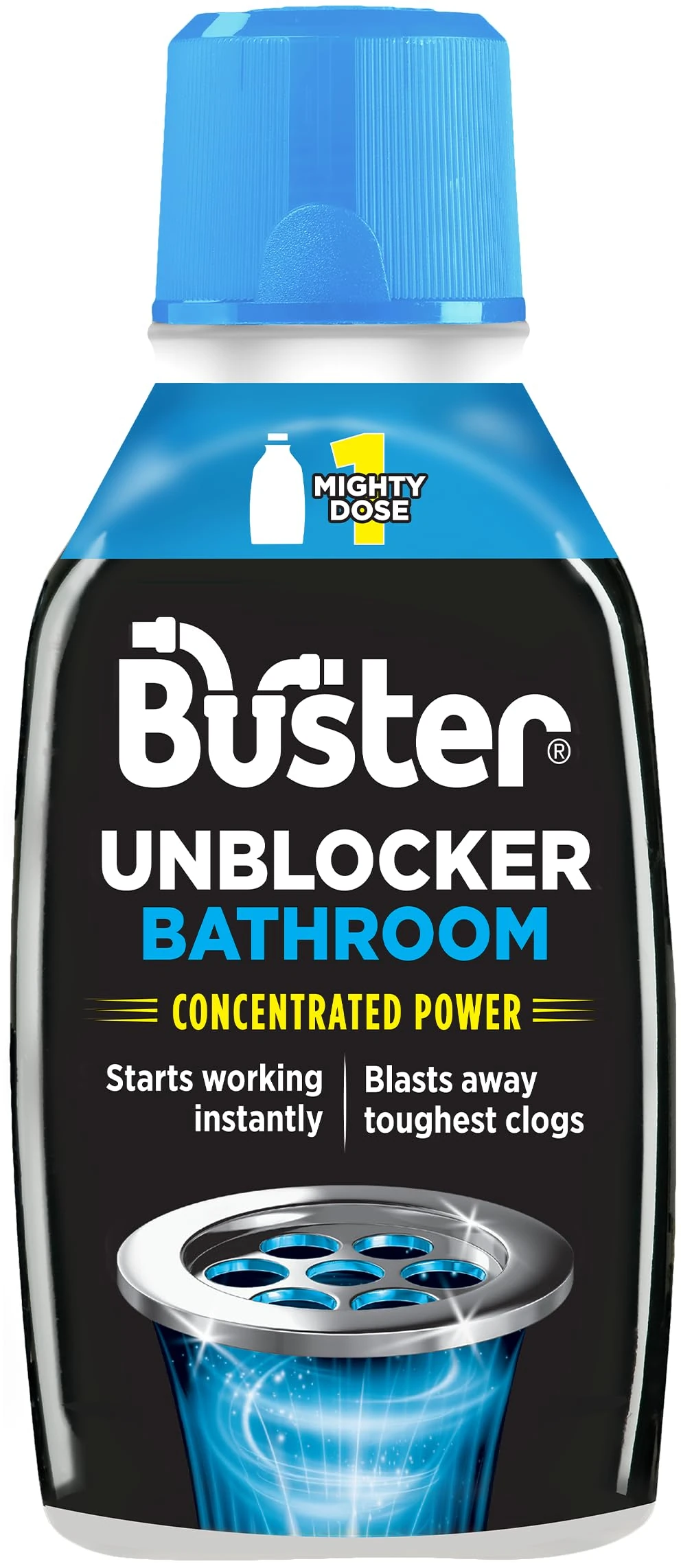 Buster Bathroom Plughole Unblocker, 300ml