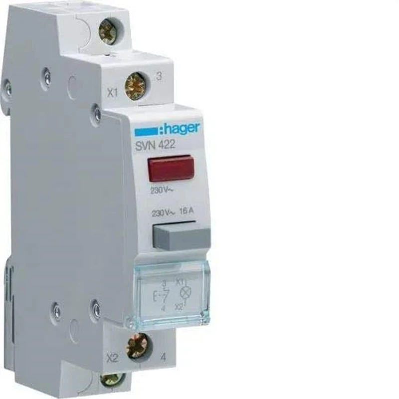 Hager svn422 Short Circuit – Short Circuit (16 A, 17.5 MM, 83 mm, -20 – 50 °C, -40 – 80 °C)