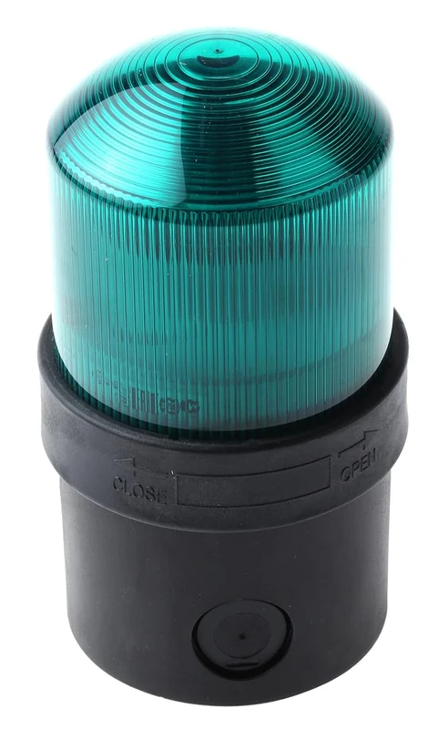 Schneider Electric - Harmony XVB Universal Illuminated Unit For Modular Tower Lights, Plastic, Ø70, Steady, Integral LED, 24V AC/DC, XVBL0B3, Green