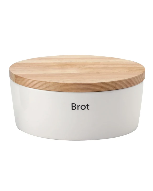 Continenta Bread Box Ceramic Oval Shape Big