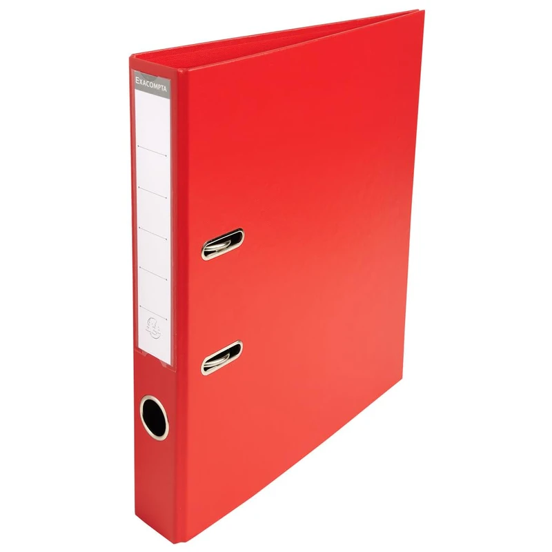 Exacompta 10 lever arch files Prem'Touch red spine 50 mm A4