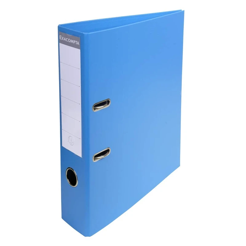 Exacompta - Ref. 53742E - Box of 10 Prem'Touch A4 lever arch files - Spine 70 mm - Mechanical 75 mm - External dimensions: 32 x 29 x 7 cm - Format to file A4 - Colour: Blue