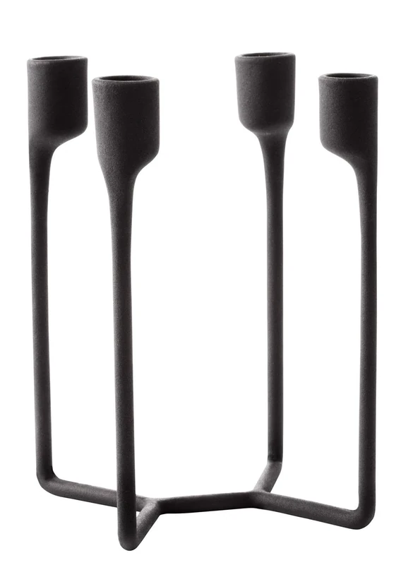 Normann Copenhagen Candle Stand, Black, 11,5x11,5x20, 330300 - Image 1