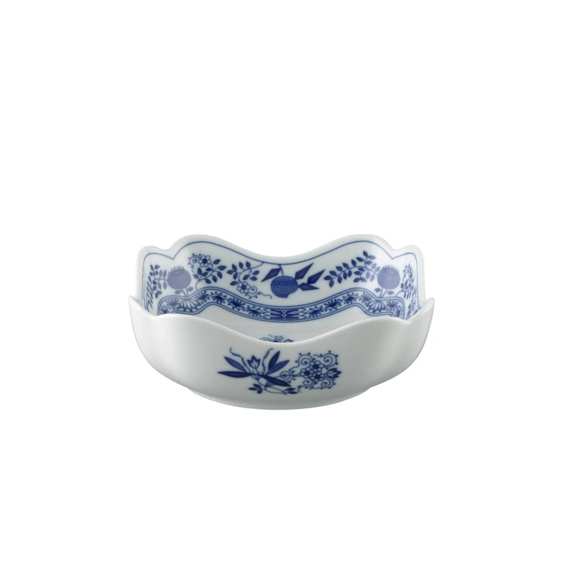 Hutschenreuther 02001-720002-13168 Onion Pattern Bowl 18 cm Square 0.61 L Blue
