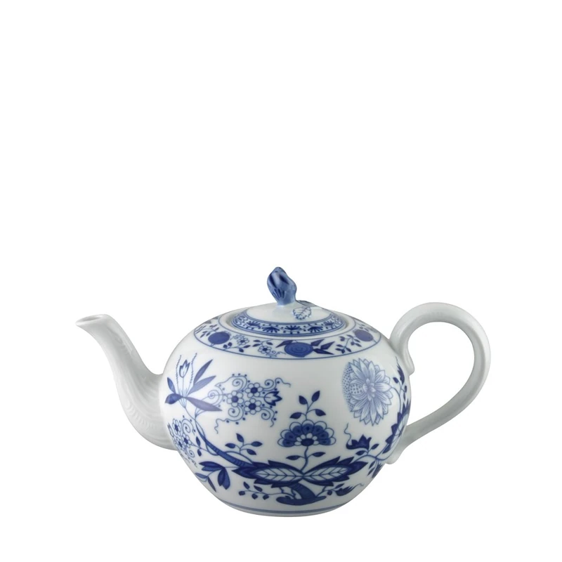 Hutschenreuther 02001-720002-14240 Onion Pattern Teapot for 12 People, 1.35 L, Blue