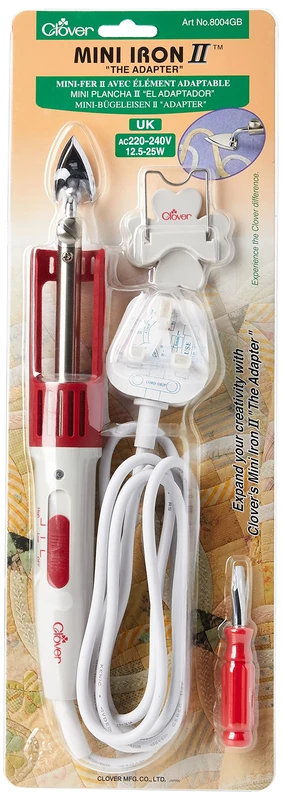 Clover CL8004GB Mini Iron, 1, Red