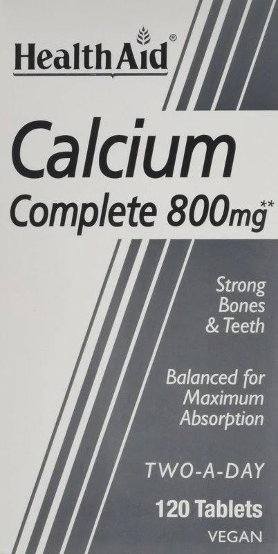 HealthAid Calcium Complete 800mg - 120 High Absorption Tablets