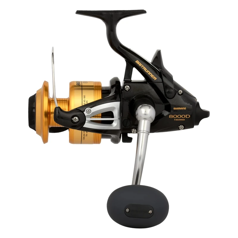 SHIMANO Baitrunner 8000D, Saltwater Spinning Fishing Reel, Black