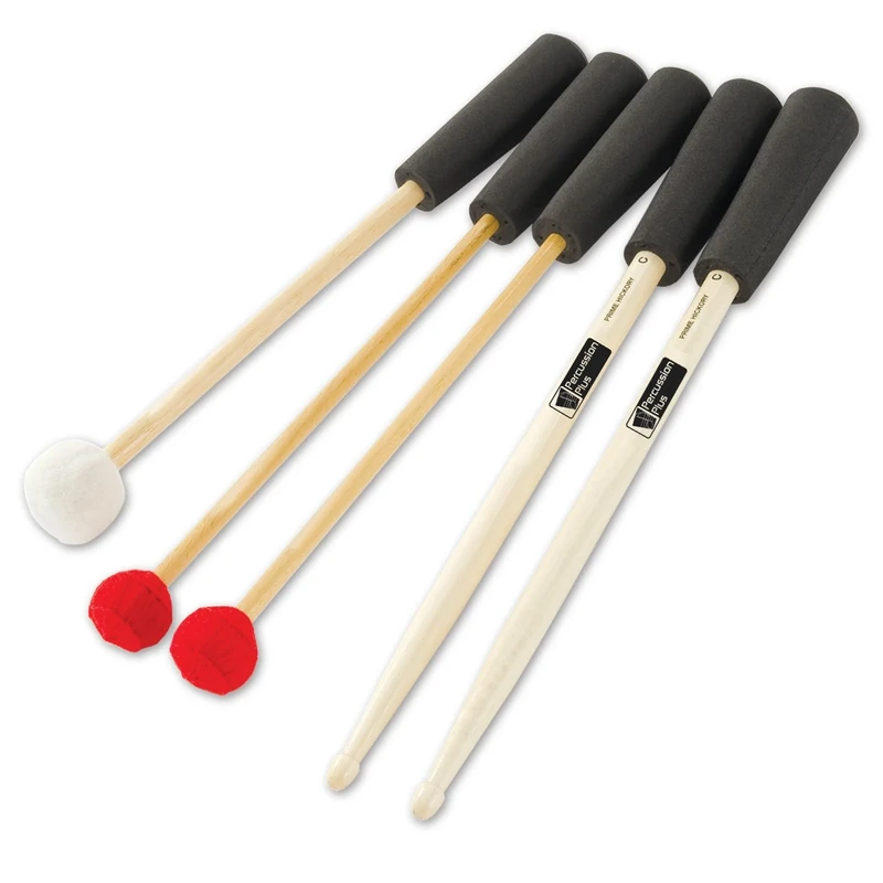Percussion Plus PP719 Easy Grip Mallets/Beaters (Pack of 5)