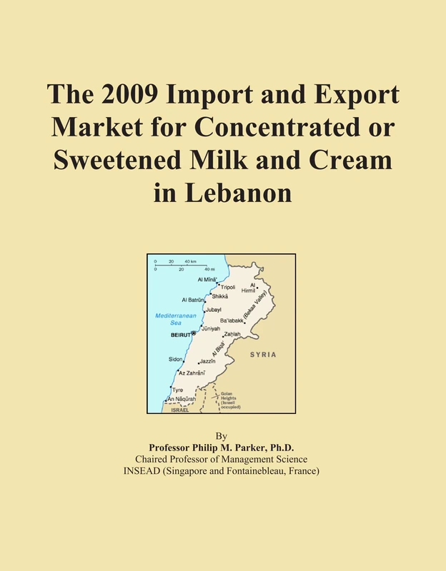 2009 Lebanon Concentrated Milk & Cream Import-Export Market Report